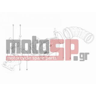 Vespa - S 125 4T IE E3 COLLEGE 2009 - Engine/Transmission - Throttle body - Injector - Fittings insertion - 8732885 - ΜΠΕΚ ΨΕΚΑΣΜΟΥ SCOOTER 250300 (1ΕΙΣΟΔΟ)