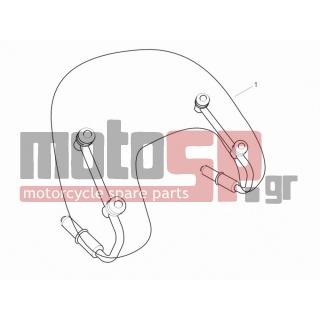 Vespa - S 50 2T COLLEGE 2012 - Body Parts - Windshield - Glass - 655376 - ΠΑΡΜΠΡΙΖ VESPA S ΚΟΝΤΟ