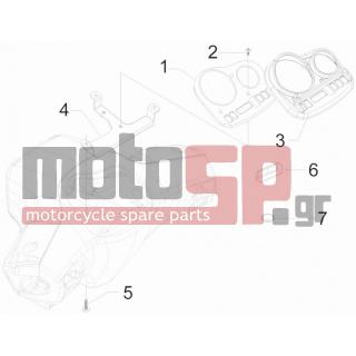 Vespa - S 50 4T 4V COLLEGE 2011 - Electrical - Complex instruments - Cruscotto - 498342 - ΜΠΑΤΑΡΙΑ ΡΟΛΟΙ ΚΟΝΤΕΡ SCOOTER
