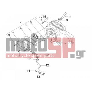 Vespa - S 50 4T 4V COLLEGE 2010 - Engine/Transmission - Secondary air filter casing - 843525 - ΣΩΛΗΝΑΣ ΑΕΡΟΣ