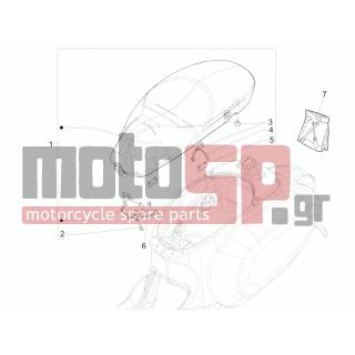 Vespa - SPRINT 150 4T 3V IE 2015 - Body Parts - Saddle / Seats