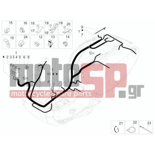 Vespa - SPRINT 150 4T 3V IE 2015 - Electrical - Complex harness - 231590 - ΕΛΑΣΜΑ